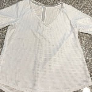 Lululemon white top